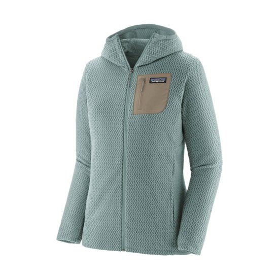 PATAGONIA - POLAIRE R1 AIR FULL-ZIP CAPUCHE FEMME
