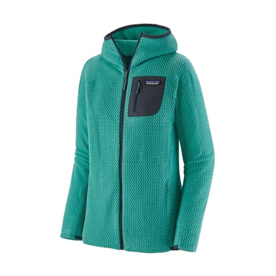 PATAGONIA - POLAIRE R1 AIR FULL-ZIP CAPUCHE FEMME