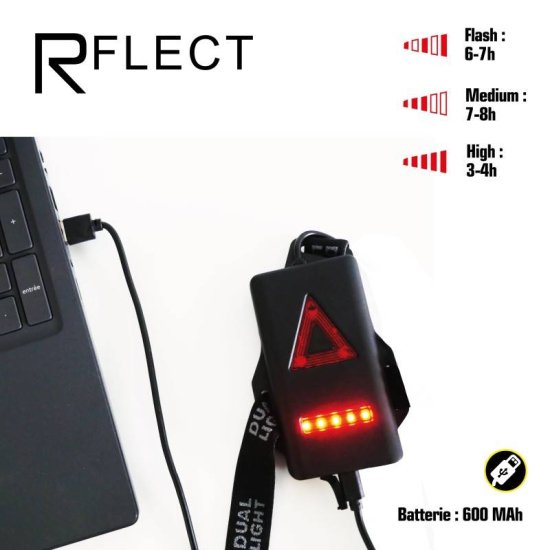 ADDONE - LAMPE HARNAIS DUAL LIGHT 250