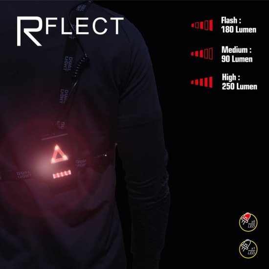 ADDONE - LAMPE HARNAIS DUAL LIGHT 250