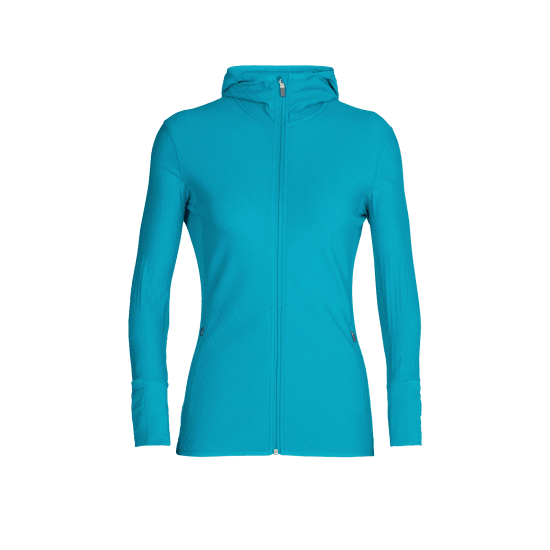 ICEBREAKER - VESTE DESCENDER ZIPPEE FEMME