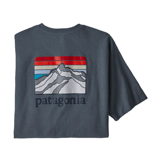 PATAGONIA - T-SHIRT LINE LOGO RIDGE POCKET RESPONSIBILI-TEE HOMME