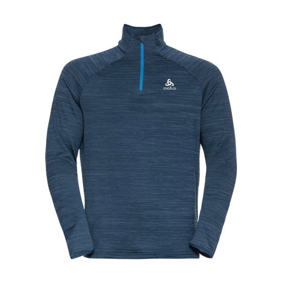ODLO - SOUS-COUCHE 1/2 ZIP RUN EASY WARM HOMME