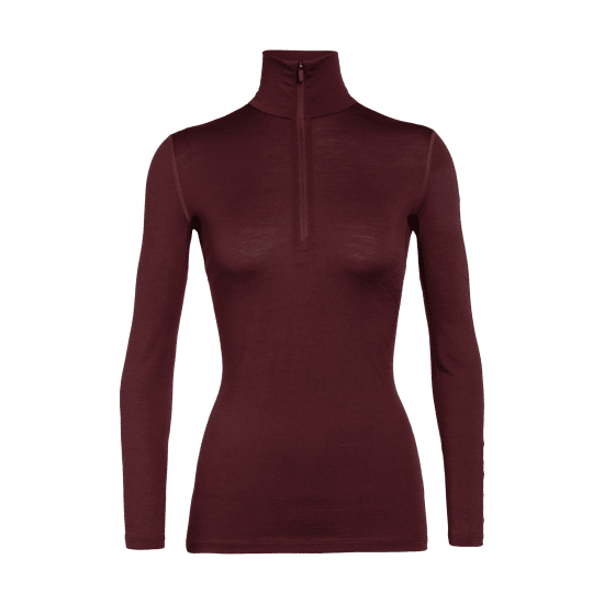 ICEBREAKER - SOUS COUCHE MÉRINO 200 OASIS DEMI-ZIP FEMME