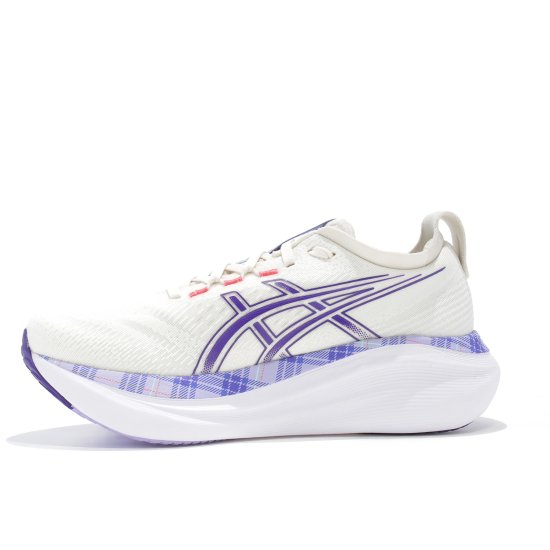 ASICS - GEL-NIMBUS 27 FEMME Cream/Gentry Purple