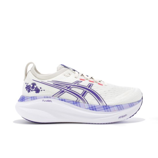 ASICS - GEL-NIMBUS 27 FEMME Cream/Gentry Purple