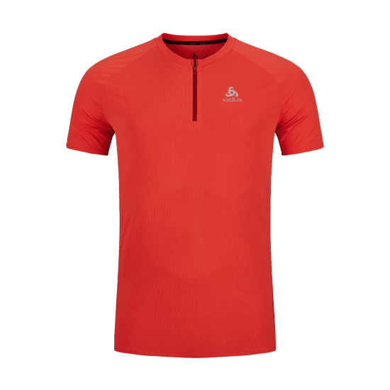 ODLO - T-SHIRT MANCHES COURTES X-ALP 1/2 ZIP HOMME