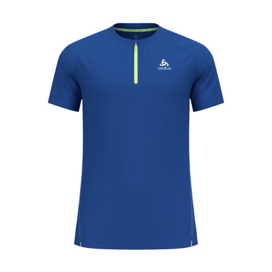 ODLO - T-SHIRT MANCHES COURTES X-ALP 1/2 ZIP HOMME