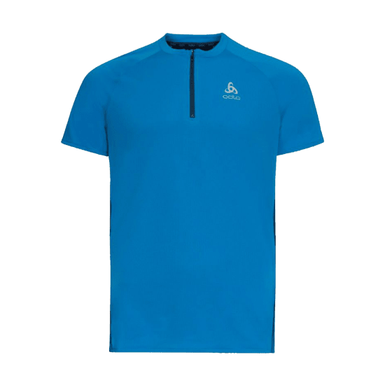 ODLO - T-SHIRT MANCHES COURTES X-ALP 1/2 ZIP HOMME