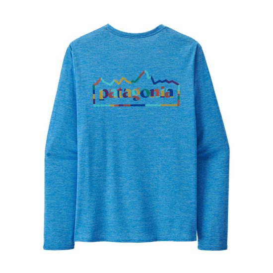 PATAGONIA - T-SHIRT MANCHES LONGUES CAP COOL DAILY GRAPHIC MONTAGNE HOMME