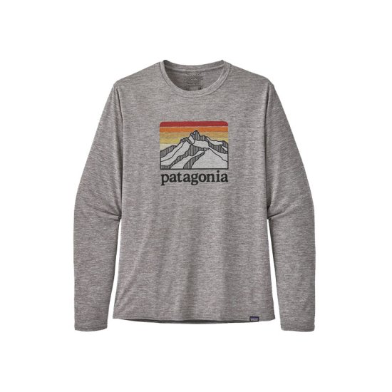 PATAGONIA - T-SHIRT MANCHES LONGUES CAP COOL DAILY GRAPHIC MONTAGNE HOMME