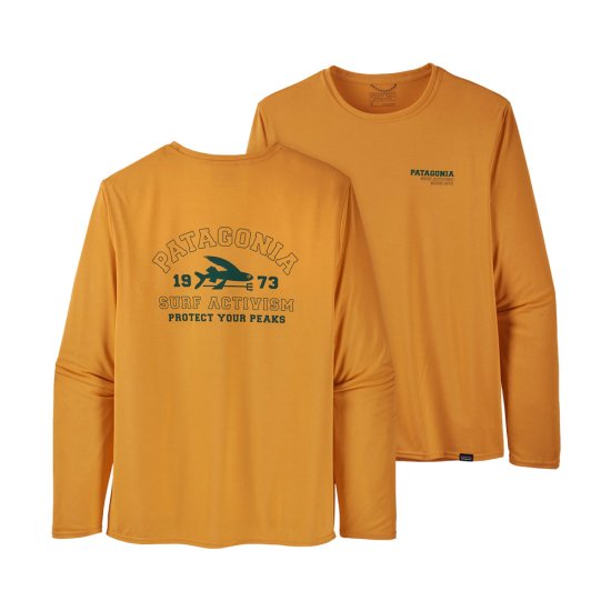 PATAGONIA - T-SHIRT MANCHES LONGUES CAP COOL DAILY GRAPHIC MONTAGNE HOMME