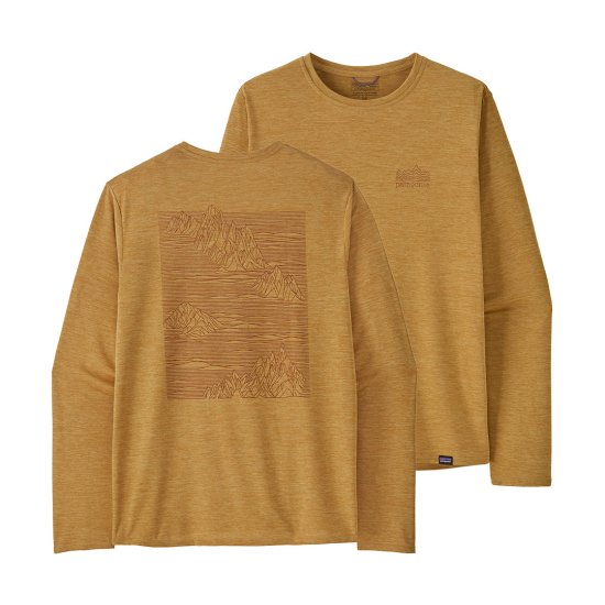 PATAGONIA - T-SHIRT MANCHES LONGUES CAP COOL DAILY GRAPHIC MONTAGNE HOMME