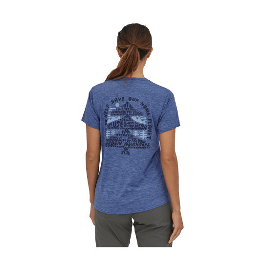 PATAGONIA - T-SHIRT MC CAP COOL DAILY GRAPHIC FEMME