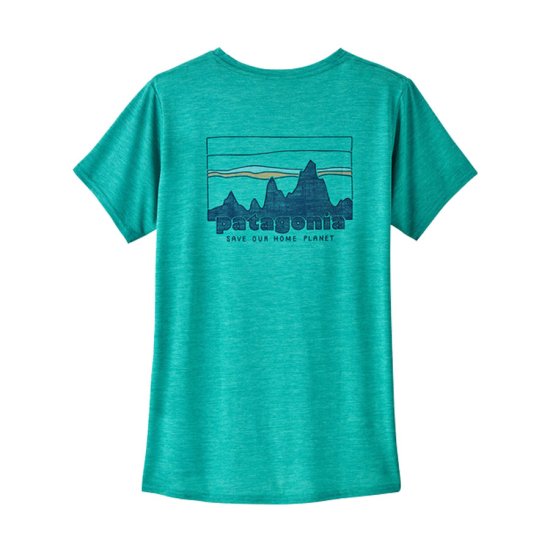 PATAGONIA - T-SHIRT MC CAP COOL DAILY GRAPHIC FEMME
