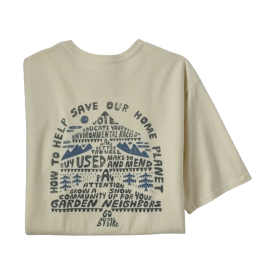 PATAGONIA - T-SHIRT MANCHES COURTES HOW TO SAVE RESPONSIBILI-T HOMME