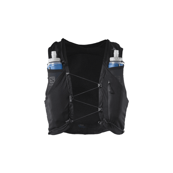 SALOMON - SAC D'HYDRATATION ADV SKIN 5 AVEC FLASQUES NOIR