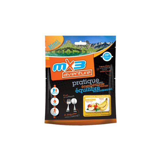 MX3 - COMPOTE POMME-BANANE LYOPHILISEE