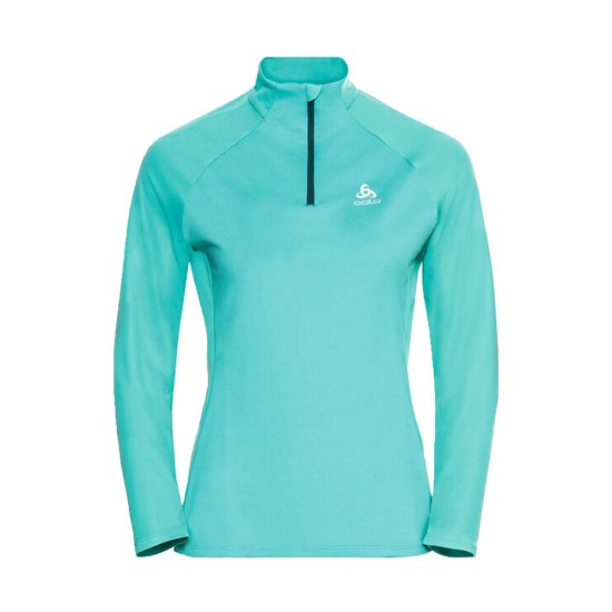 ODLO - SOUS-COUCHE 1/2 ZIP ESSENTIAL CERAMIWARM FEMME