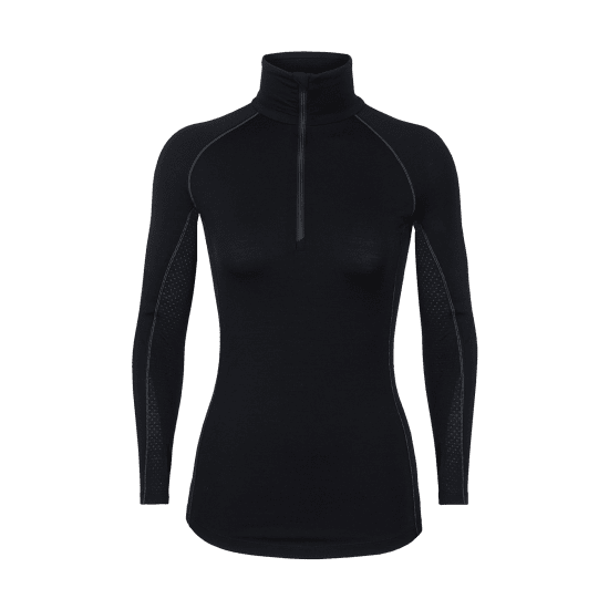 ICEBREAKER - SOUS-COUCHE MERINO 200 ZONE DEMI-ZIP FEMME