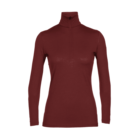 ICEBREAKER - SOUS-COUCHE MERINO 200 ZONE DEMI-ZIP FEMME