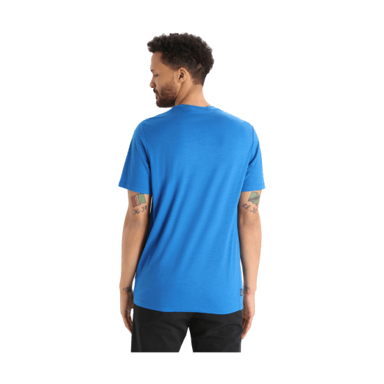 ICEBREAKER - T-SHIRT MERINO TECH LITE II TEE SKIING HOMME
