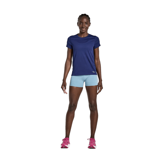 SAUCONY - T-SHIRT MANCHES COURTES STOPWATCH FEMME