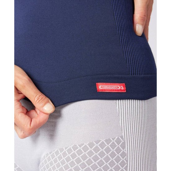 DAMART - SOUS-COUCHE ENERGY THERMOLACTYL 3 COL DEMI-ZIP FEMME