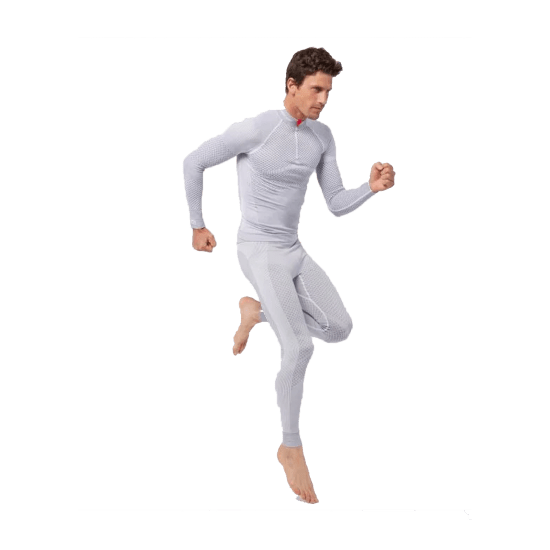 DAMART - SOUS-COUCHE ENERGY THERMOLACTYL 3 COL DEMI-ZIP HOMME
