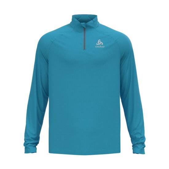 ODLO - T-SHIRT MANCHES LONGUES 1/2 ZIP ESSENTIAL HOMME