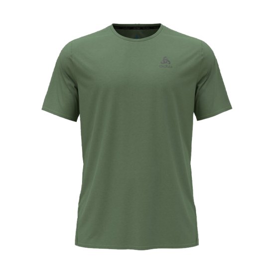 ODLO - T-SHIRT MANCHES COURTES ZEROWEIGHT CHILL-TECH HOMME VERT