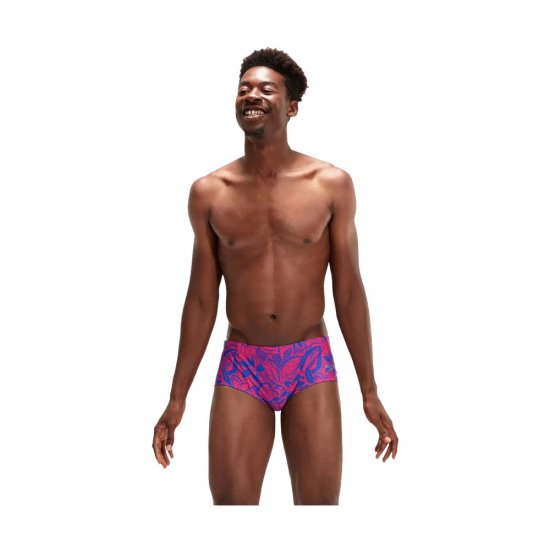 SPEEDO - SLIP DE BAIN ECO+ 13,5 CM CLUB TRAINING ALLOVER HOMME ROSE