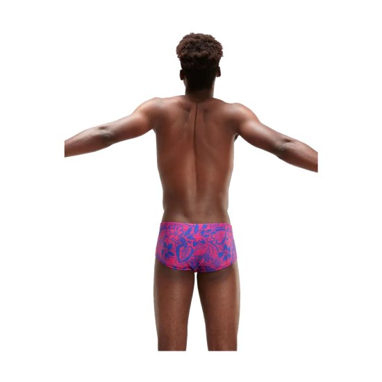 SPEEDO - SLIP DE BAIN ECO+ 13,5 CM CLUB TRAINING ALLOVER HOMME ROSE