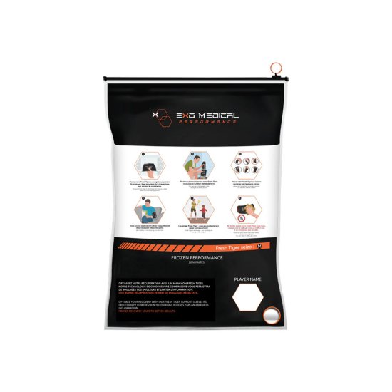 EXO MEDICAL - MANCHON DE CRYOTHERAPIE COMPRESSIVE FRESH TIGER