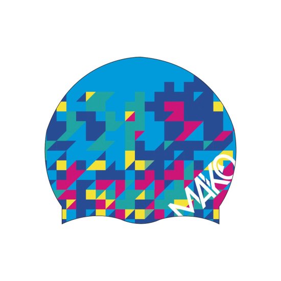 MAKO - BONNET DE BAIN PIXEL MULTICOULEUR