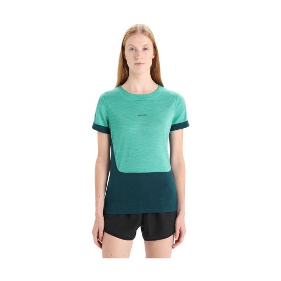 ICEBREAKER - T-SHIRT MERINO ZONEKNIT FEMME