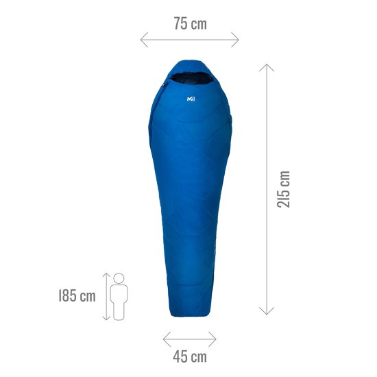 MILLET - SAC DE COUCHAGE BAIKAL 750 REGULAR