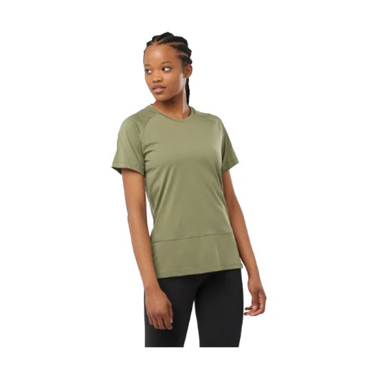 SALOMON - T-SHIRT MANCHES COURTES CROSS RUN FEMME