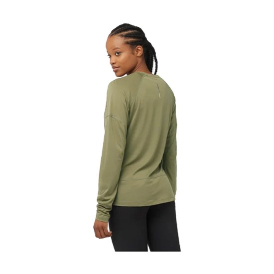 SALOMON - T-SHIRT MANCHES LONGUES CROSS RUN FEMME