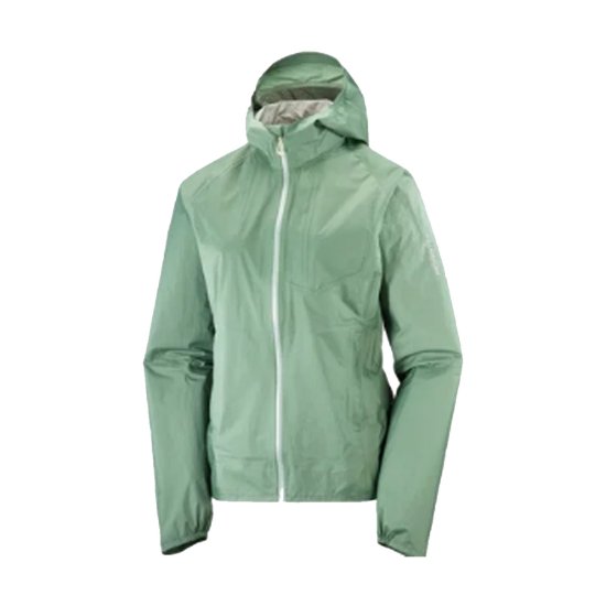 SALOMON - VESTE BONATTI WATERPROOF FEMME VERTE