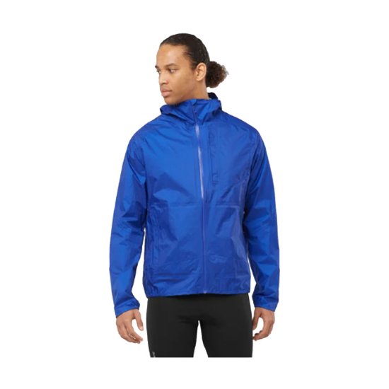 SALOMON - VESTE BONATTI WATERPROOF HOMME BLEUE