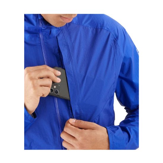 SALOMON - VESTE BONATTI WATERPROOF HOMME BLEUE