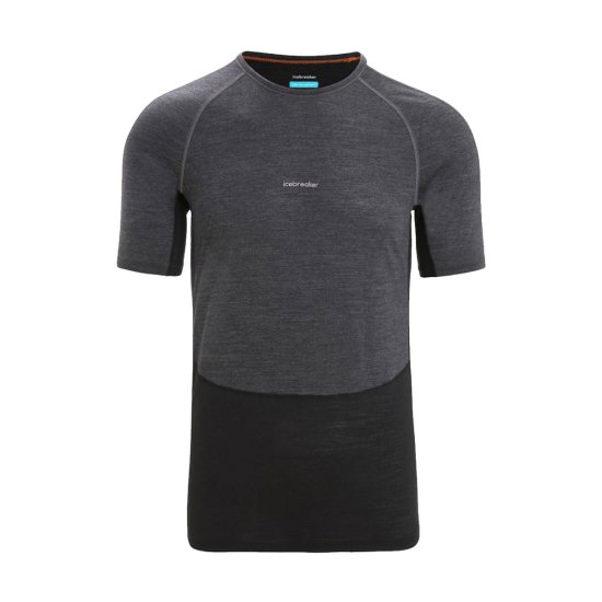 ICEBREAKER - T-SHIRT MANCHES COURTES MERINO 125 ZONEKNIT HOMME NOIR