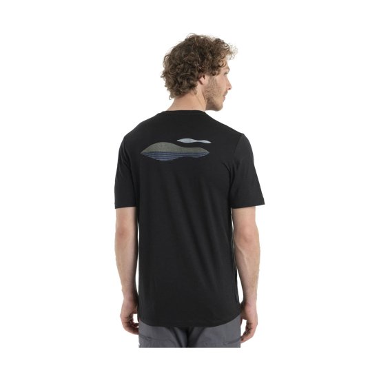 ICEBREAKER - T-SHIRT MANCHES COURTES MERINO 150 TECH LITE II AOTEROA HOMME
