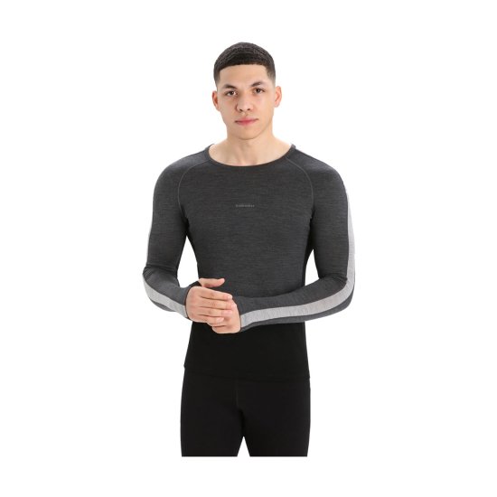 ICEBREAKER - SOUS-COUCHE MERINO ZONEKNIT COL ROND 200 HOMME