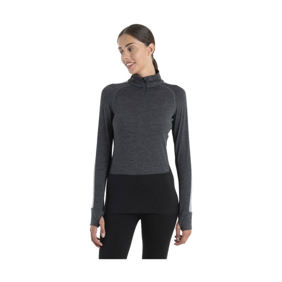ICEBREAKER - SOUS-COUCHE MERINO ZONEKNIT 200 DEMI-ZIP FEMME