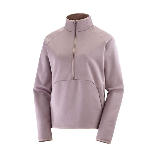 SALOMON - POLAIRE ESSENTIAL WARM DEMI-ZIP FEMME