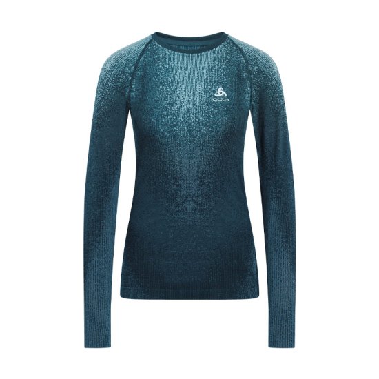 ODLO - SOUS-COUCHE COL ROND BLACKCOMB FEMME