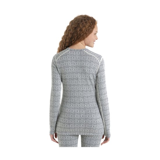 ICEBREAKER - T-SHIRT MANCHES LONGUES COL ROND MERINO 260 VERTEX FEMME