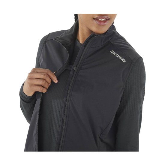 SALOMON - VESTE SANS MANCHE LIGHT SHELL FEMME NOIRE